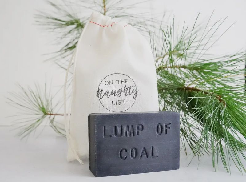 Lump of Coal Soap