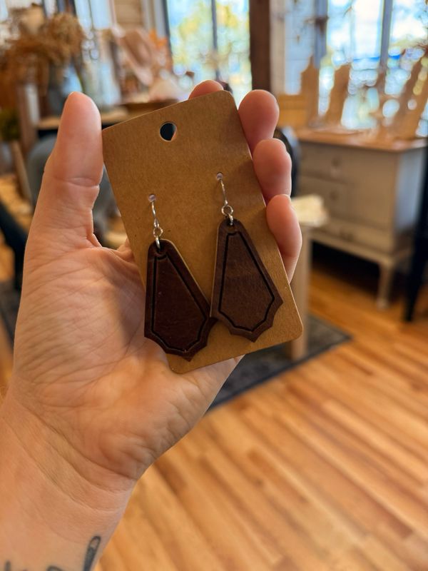 Chandelier Earrings: Vintage Cowboy