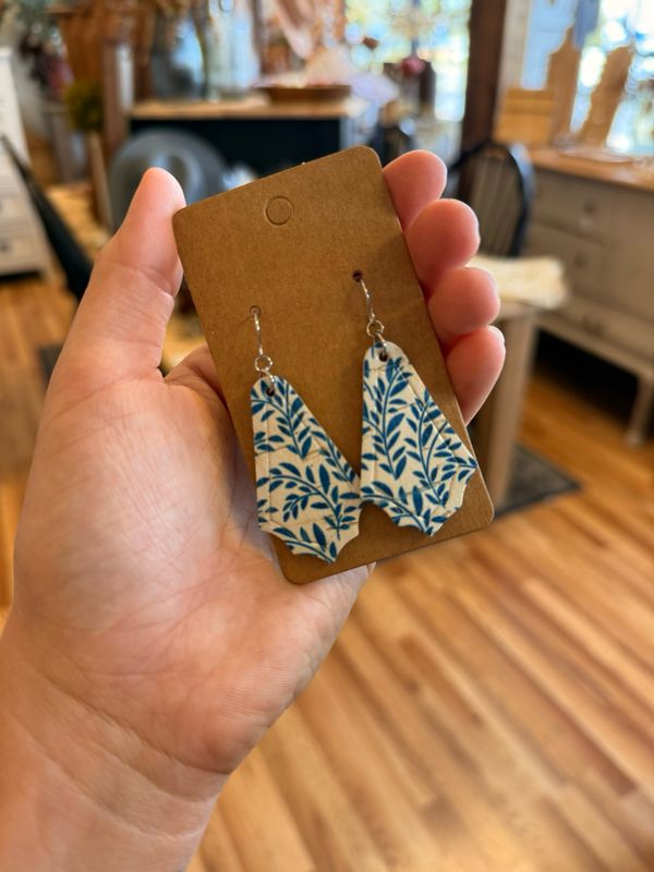 Chandelier Earrings: Cornflower Skies