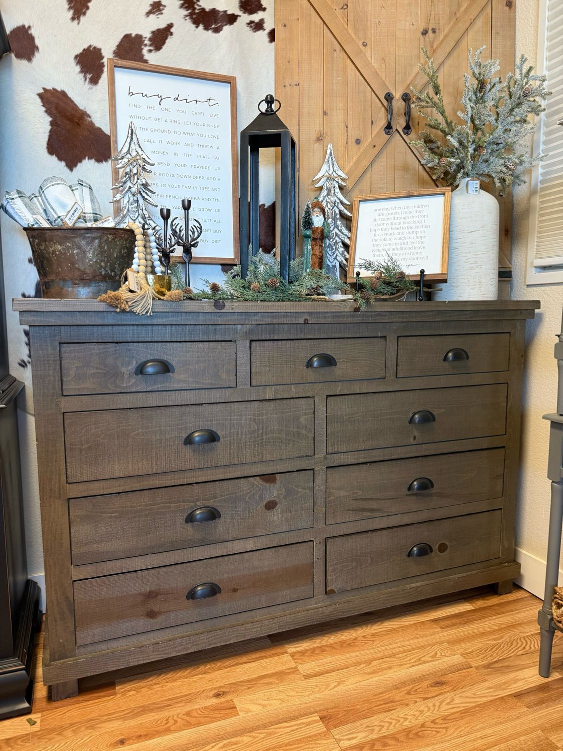 SALE/ Weathered Grey Dresser