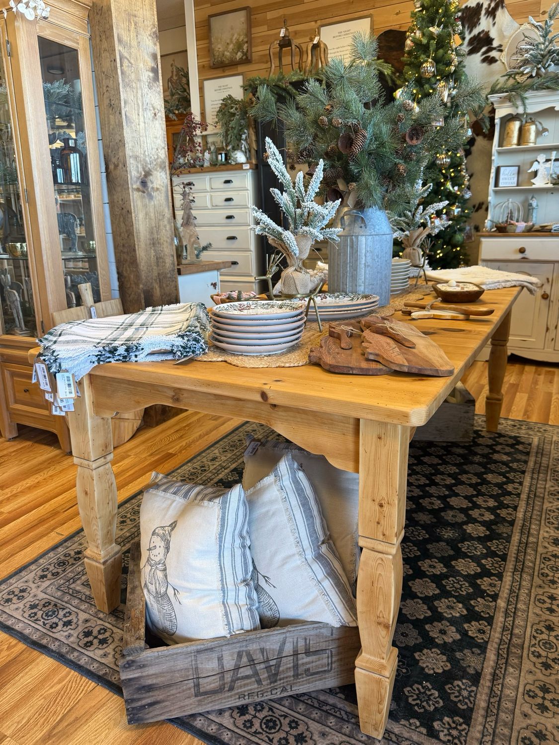 Antique Pine Dining Table