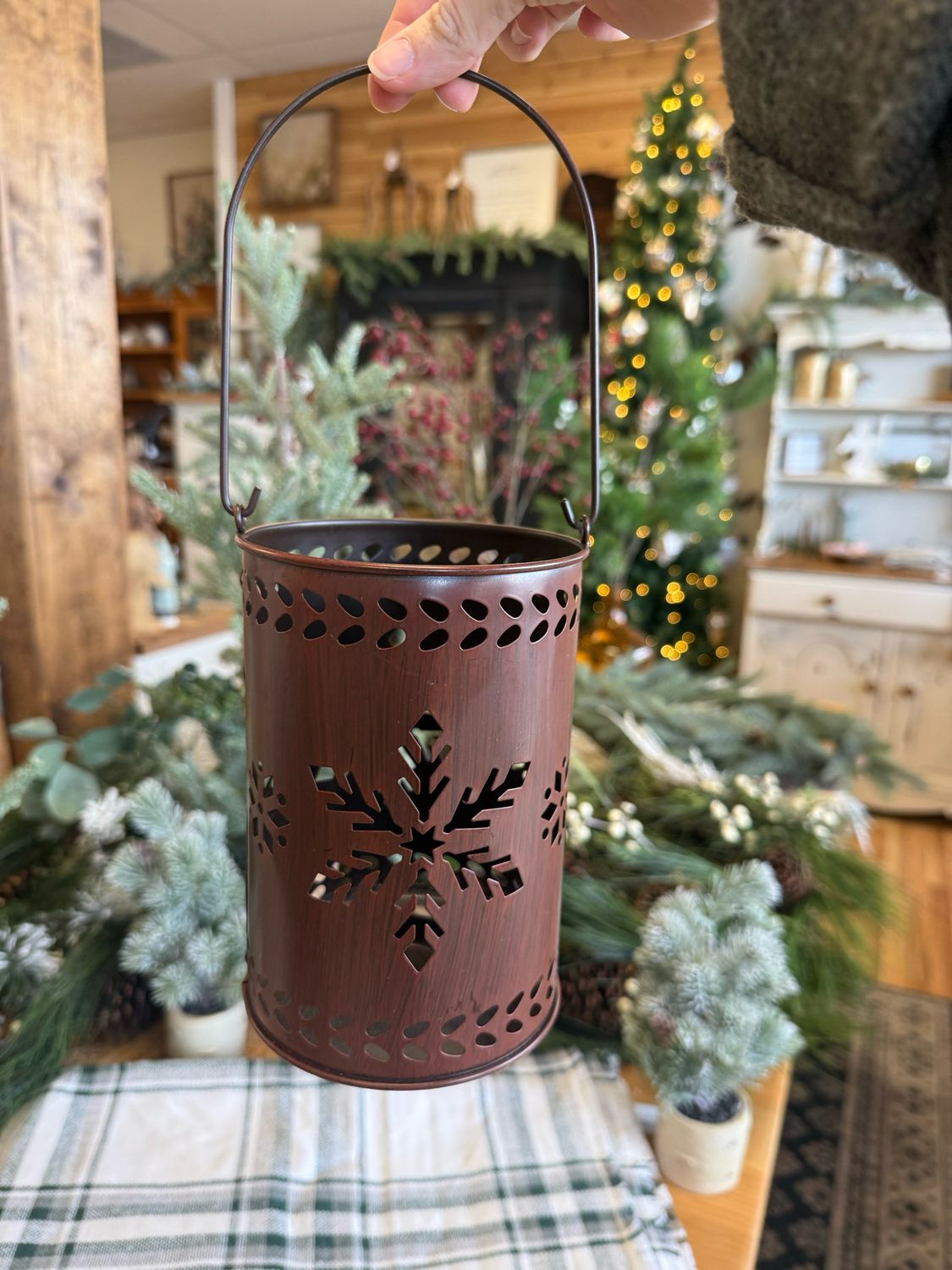 Rustic Christmas Lantern