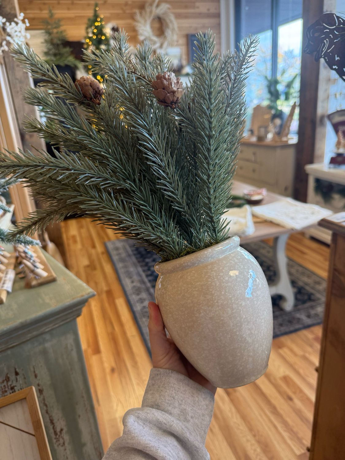 Potted Christmas Decor