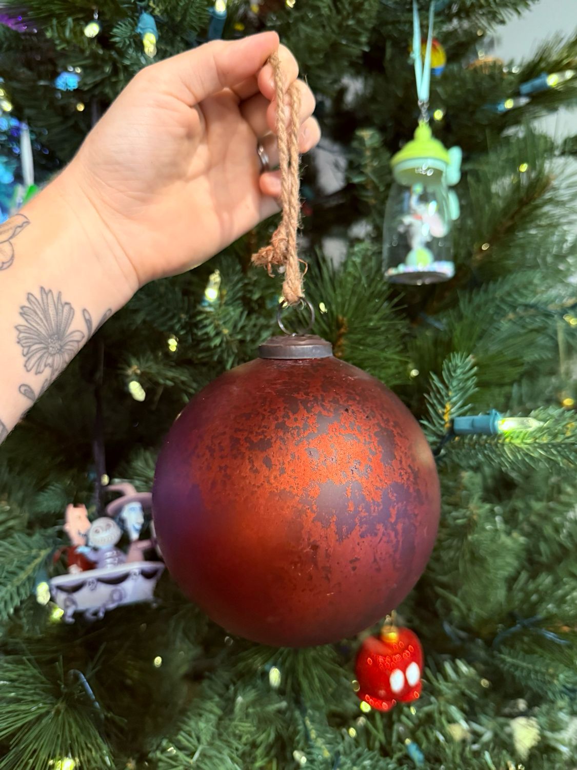 Large Vintage Style Ornament