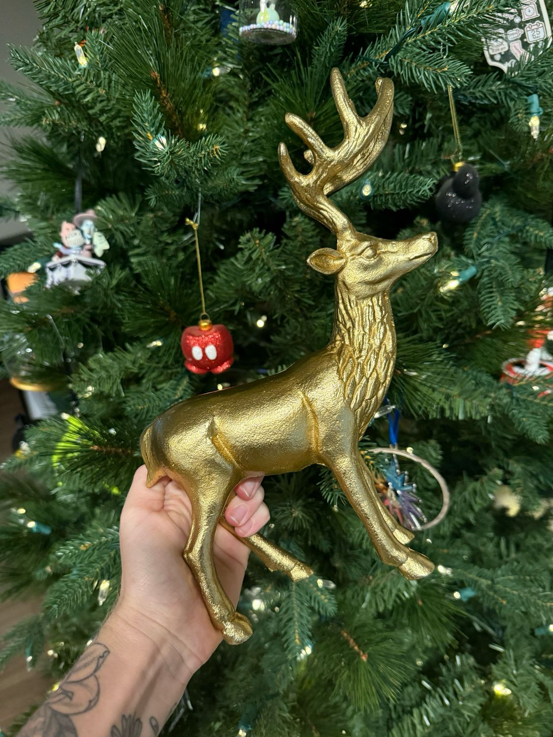 Gold Reindeer