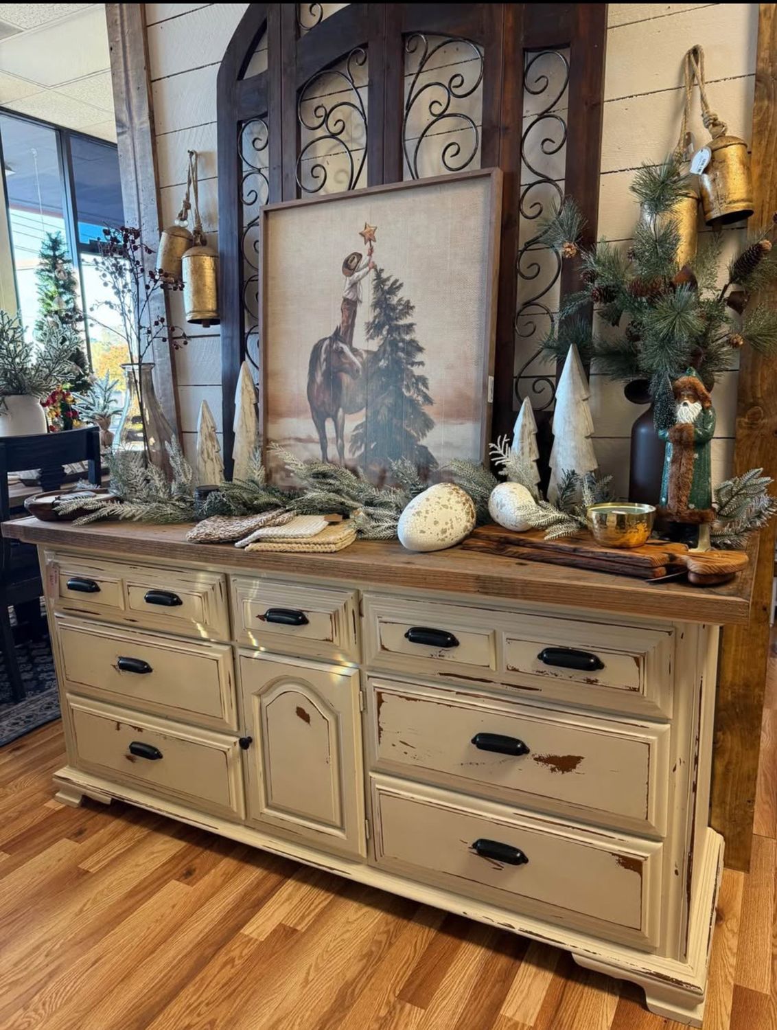 SALE/ Reclaimed Wood Top Dresser