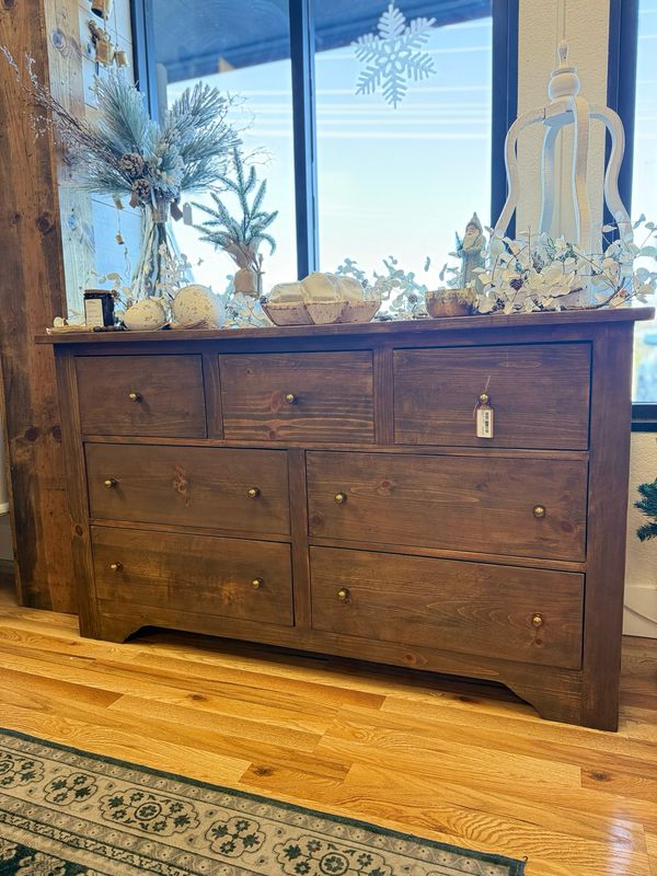 Golden Ash Wood Dresser