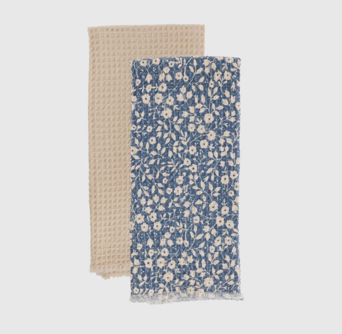 Waffle Cotton Tea Towel Set