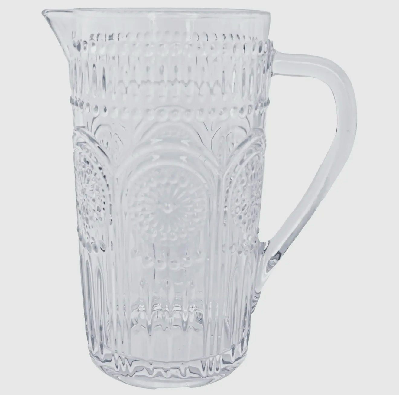 Clear Glass Pitcher