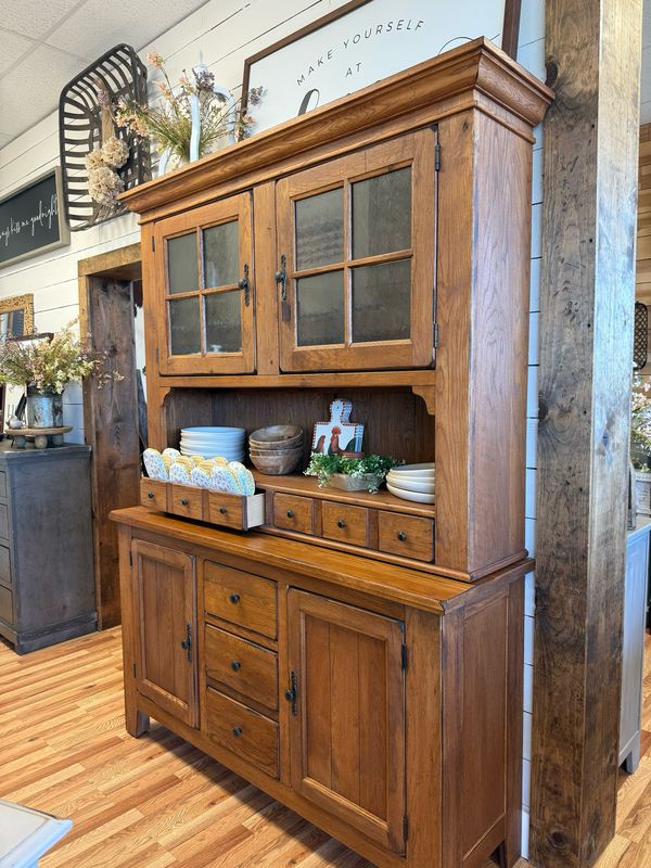 Rustic Wood Hutch