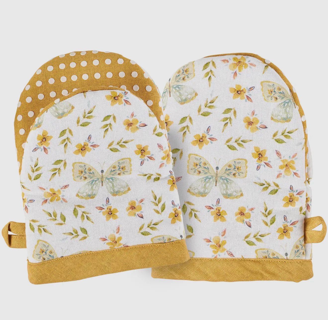 Butterfly Mini Oven Mitt Set