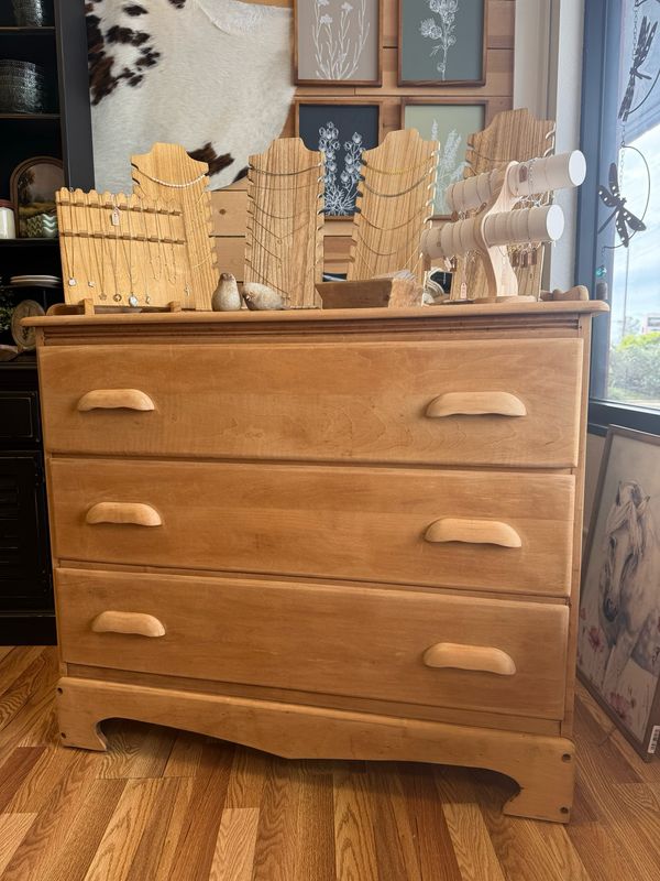 Raw Wood Dresser