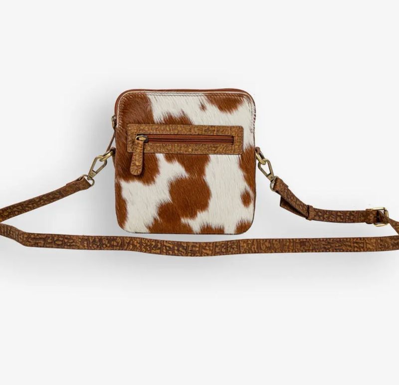 Swift Rider Leather Hairon Bag