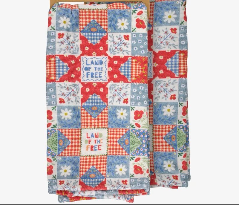 Land of The Free Kitchen Towel