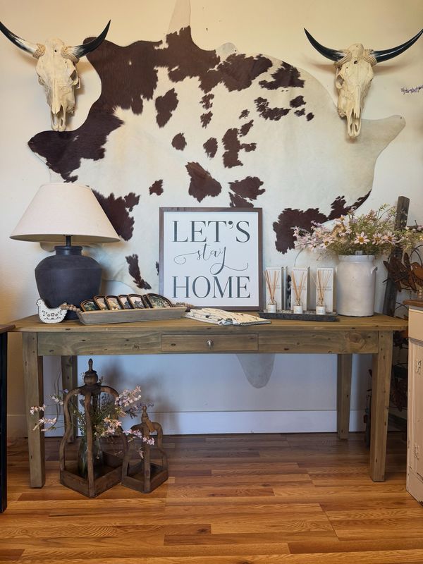 Handcrafted Entry Table