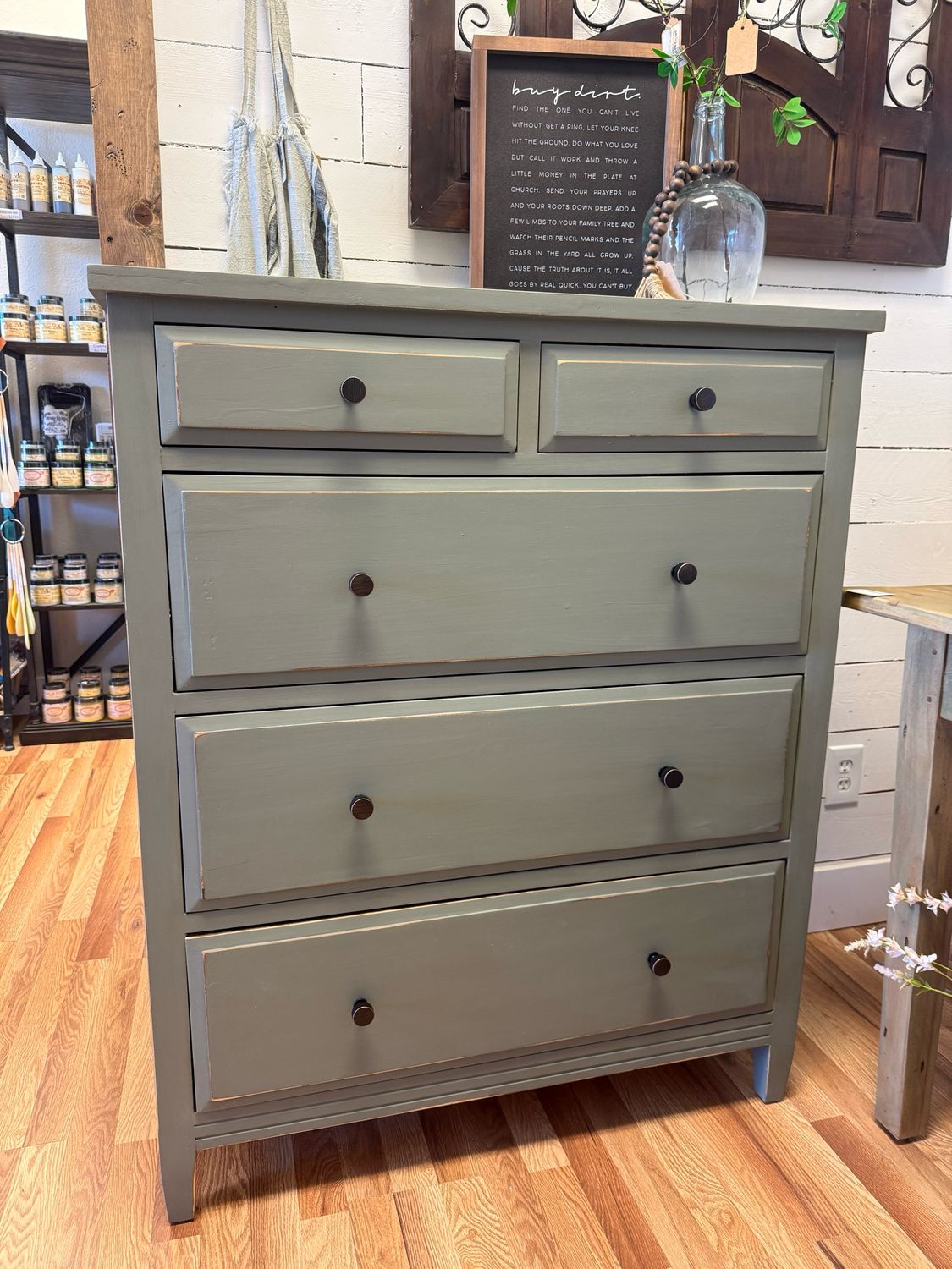 Sage Dresser