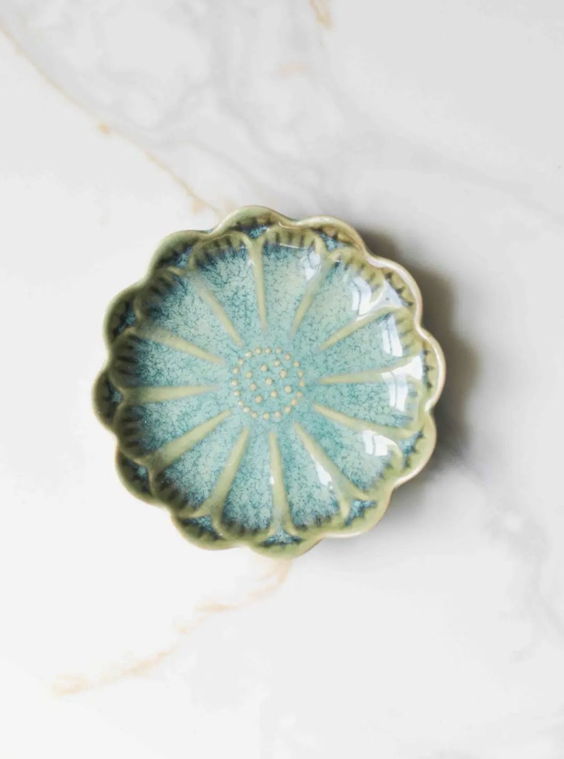 Mini Floral Ceramic Plate