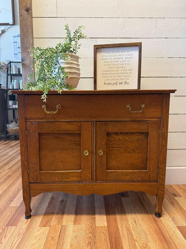 Antique Oak Cabinet