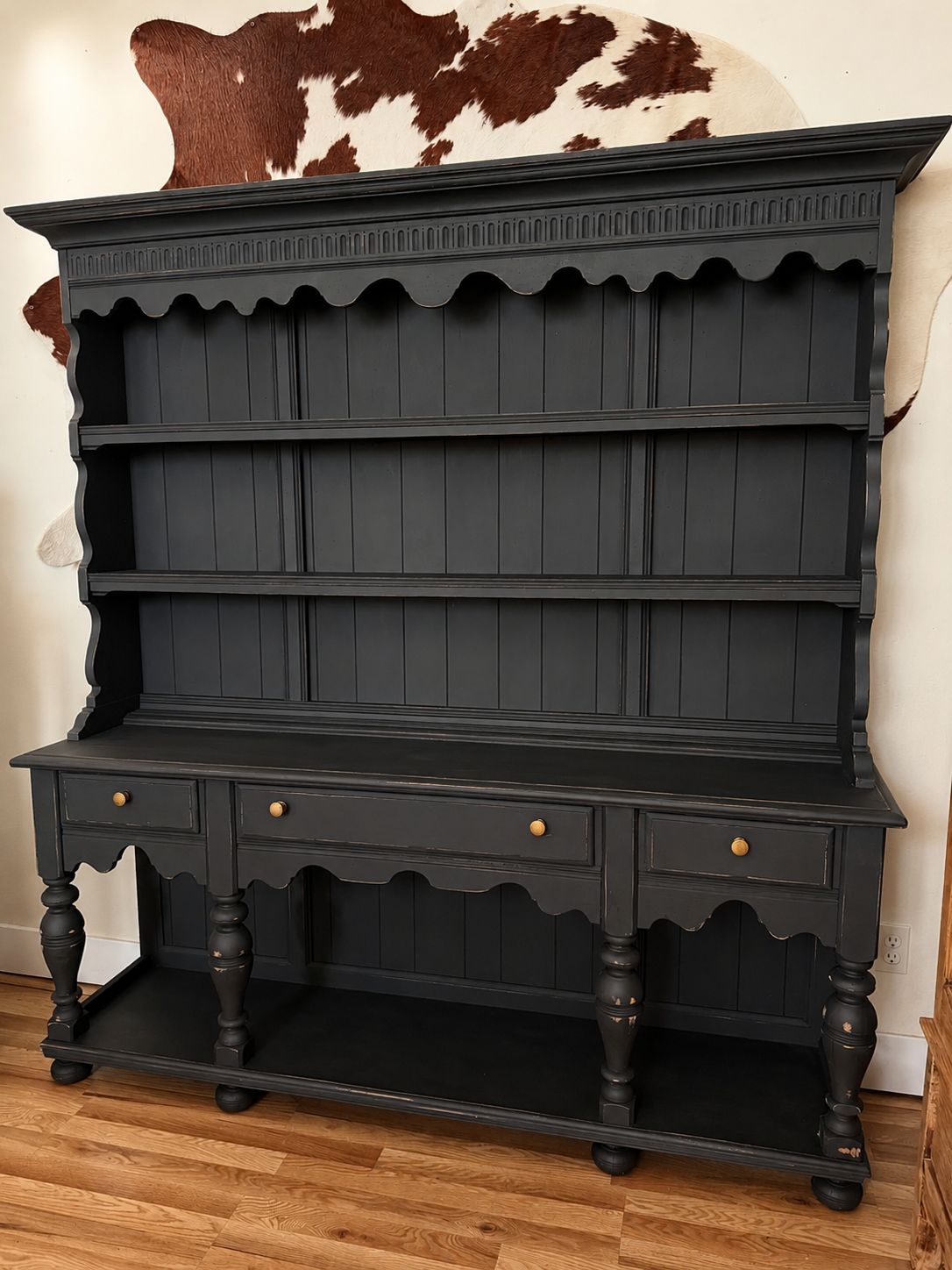 Vintage Oak Ethan Allen Hutch
