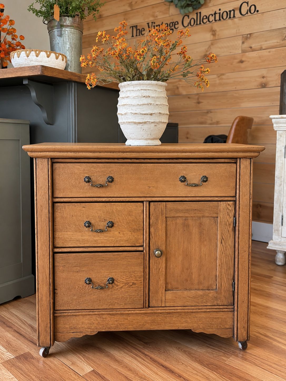 Vintage Oak Cabinet