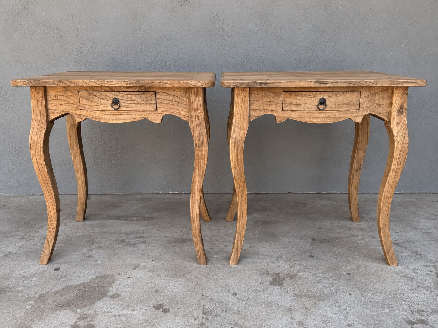 Oak Nightstand Set