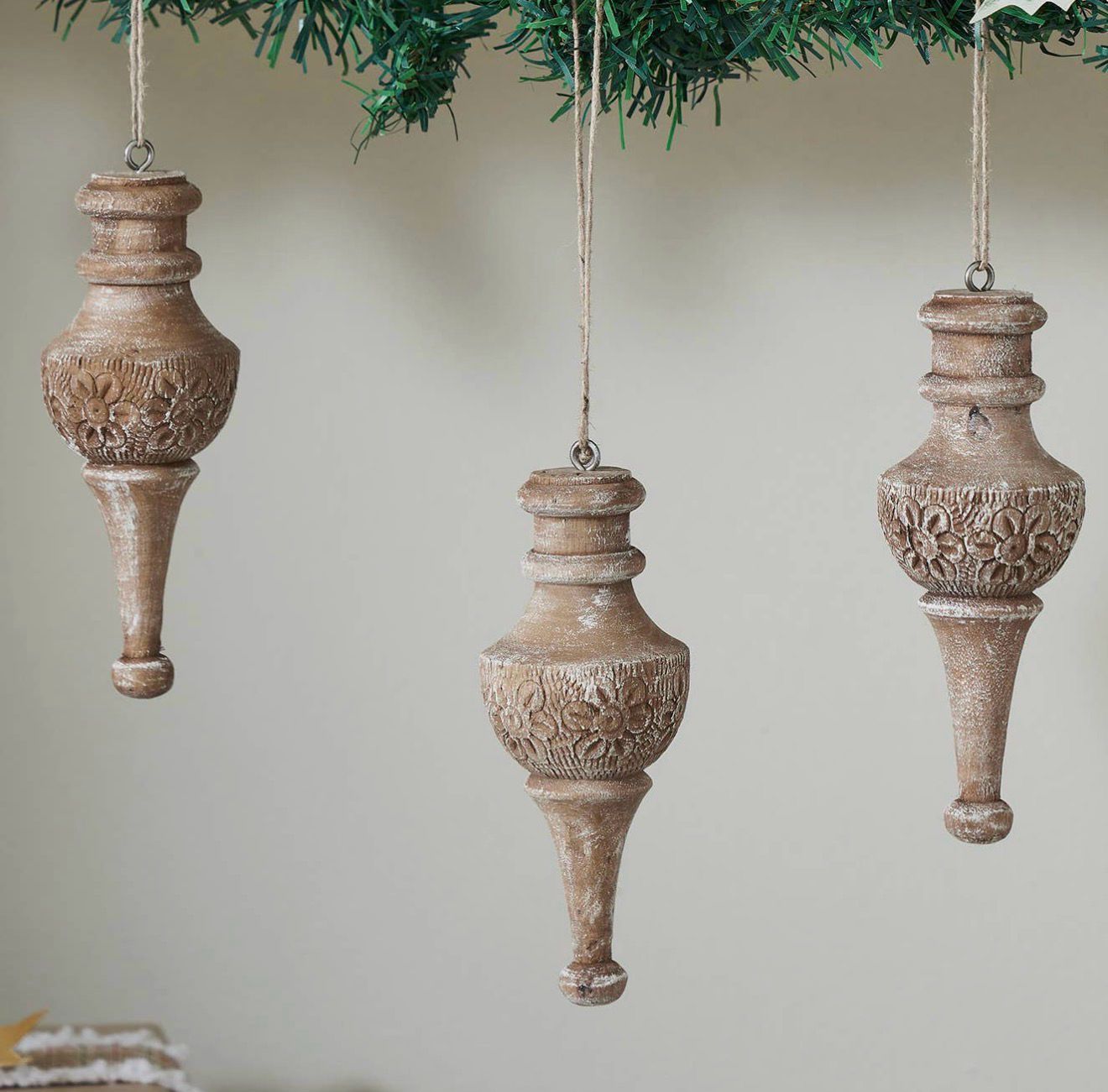 Rustic Finial Ornament