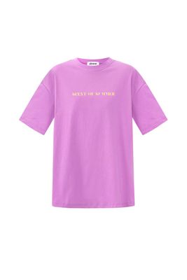 T-shirt SCENT OF SUMMER - roze