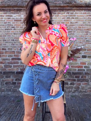 Blouse MINOSA - oranje