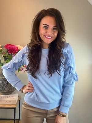 Shirt MORENA licht blauw