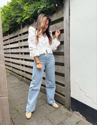 Denim jeans glitter heart