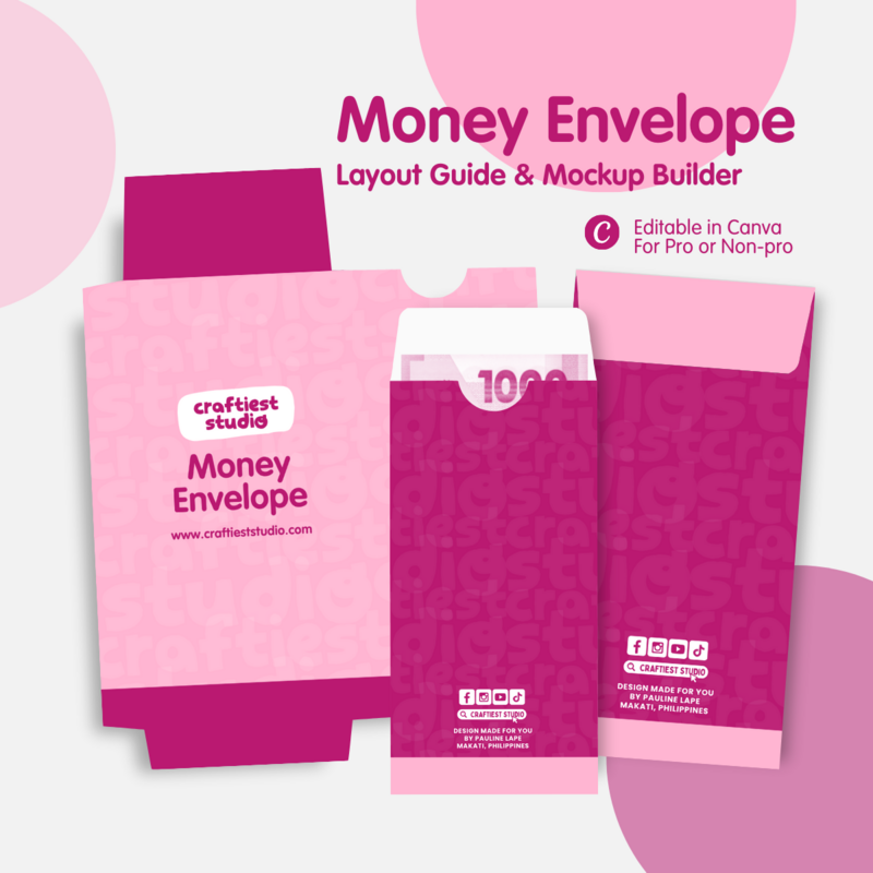 Money Envelope Template & Mockup Builder