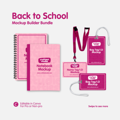 Back to School Mockup Builder Template