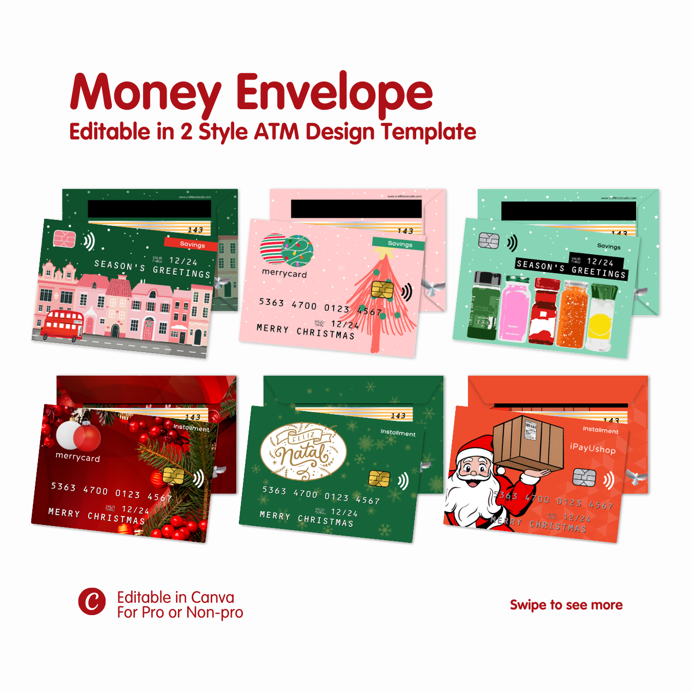 Money Envelope ATM Style Template