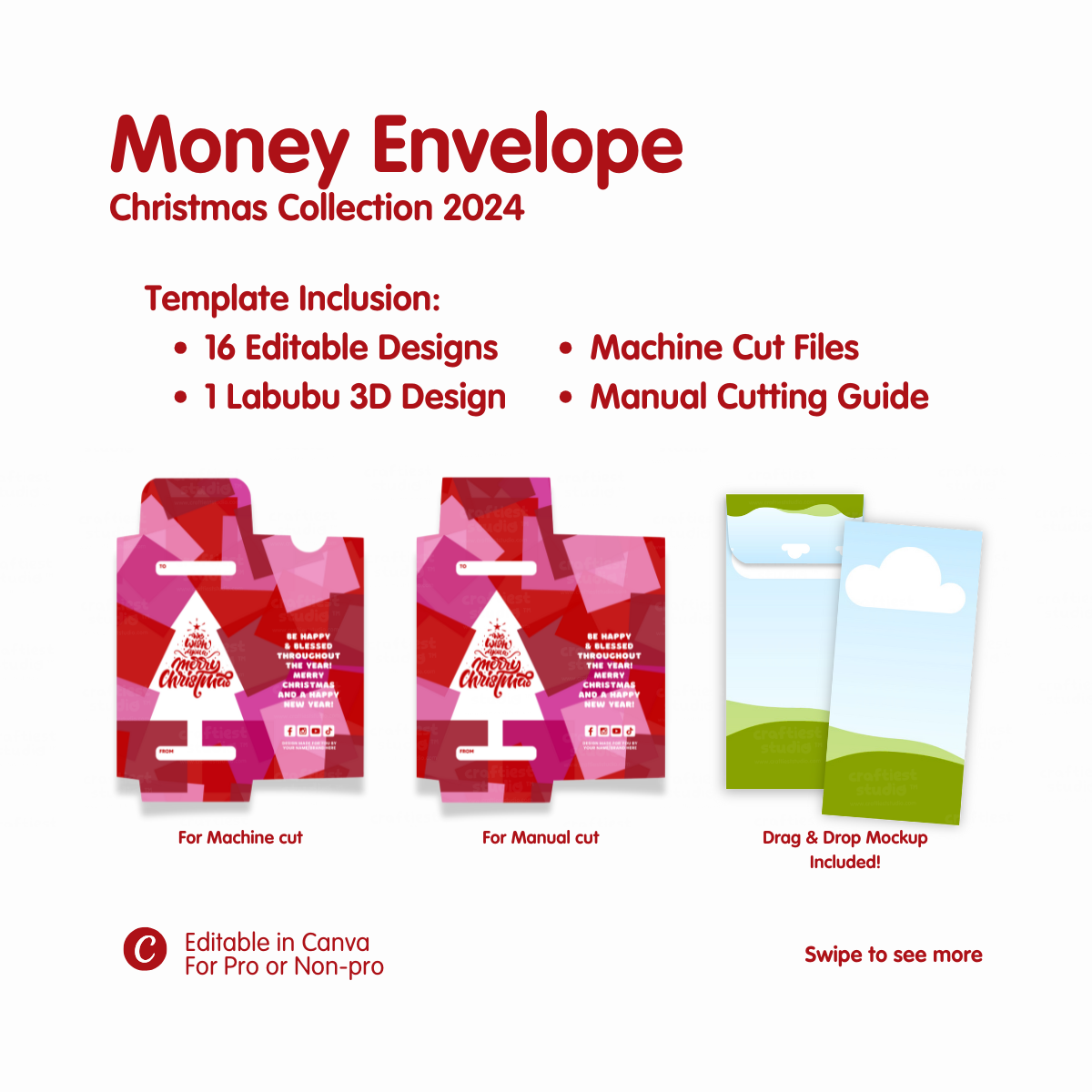 Money Envelope Christmas Collection