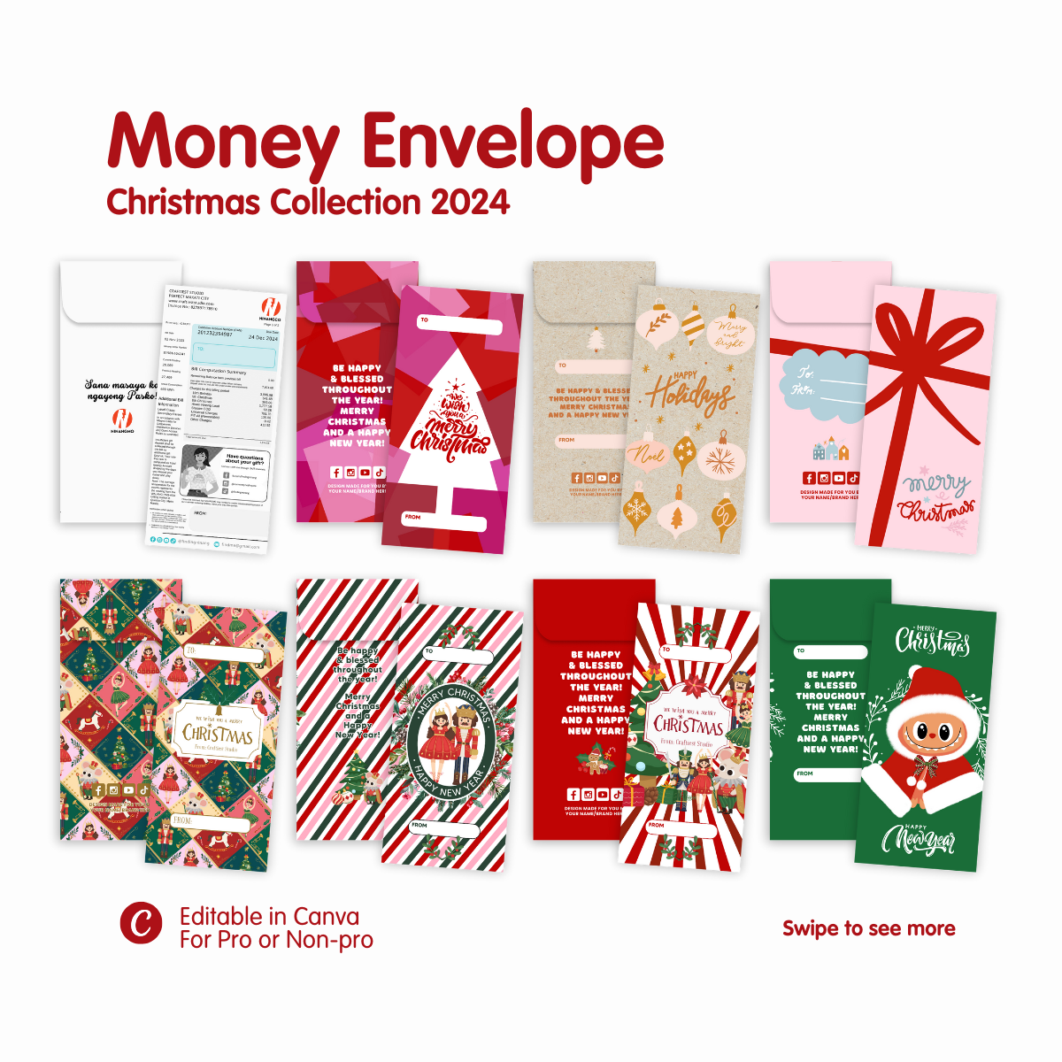 Money Envelope Christmas 2024 Collection