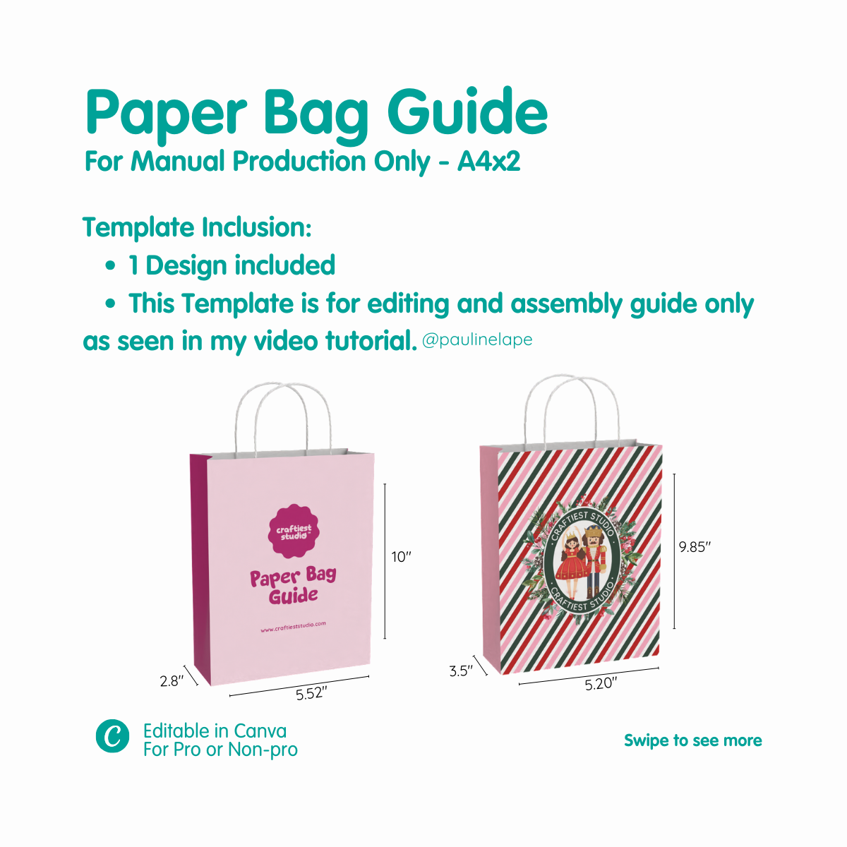 Paper Bag Guide A4x2