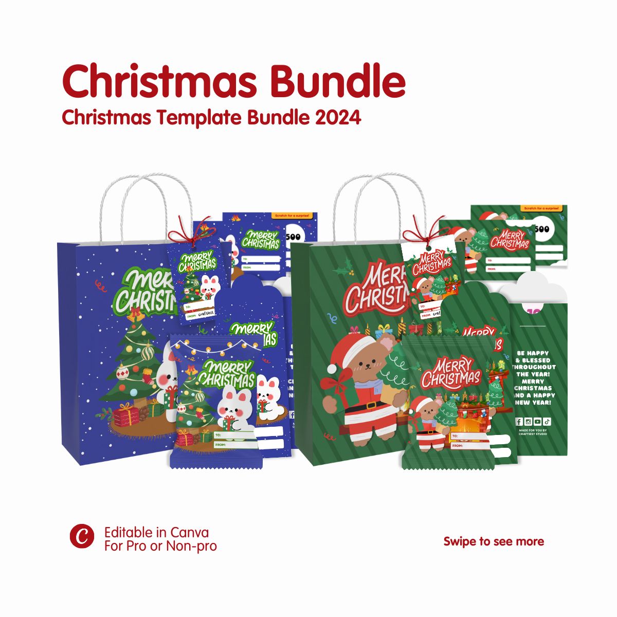 Christmas Template Bundle 2024