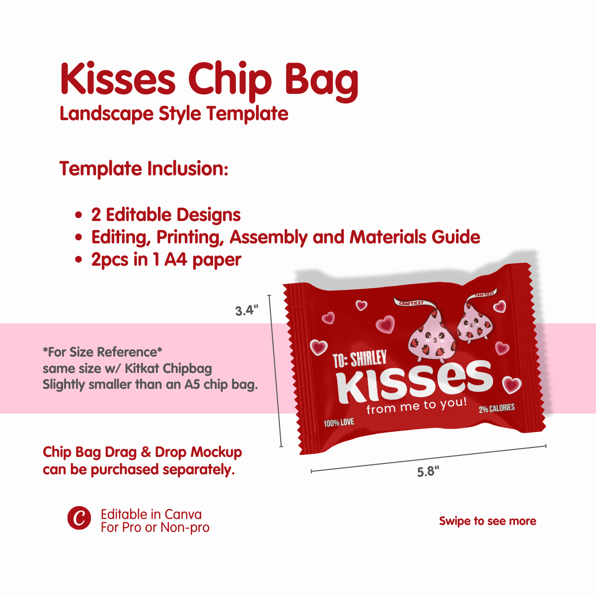 Kisses Chip Bag Landscape