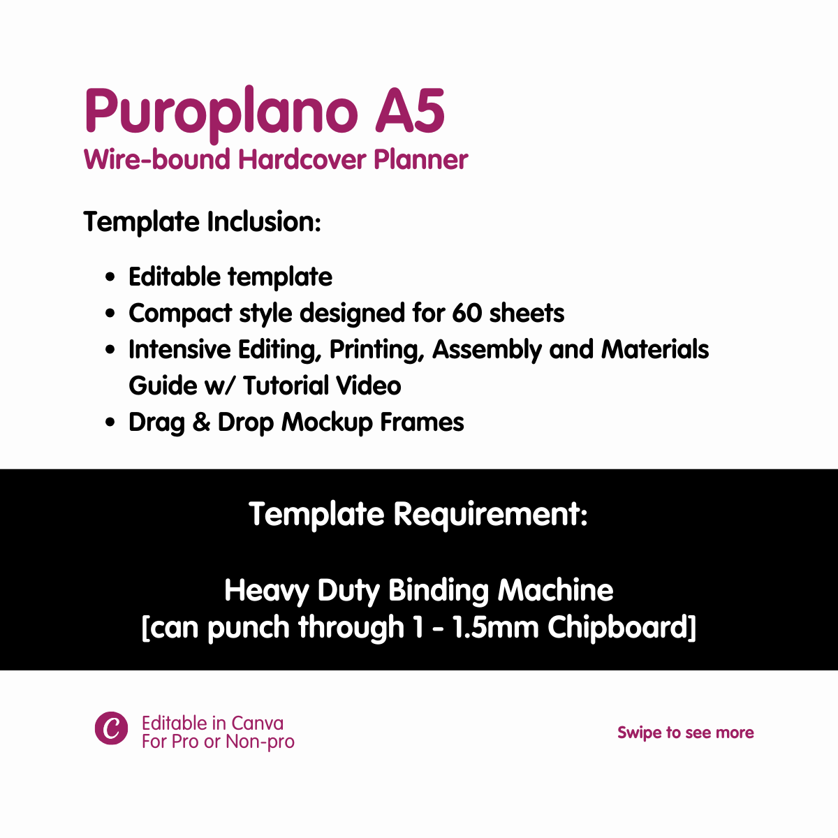 Compact A5 Planner 2025