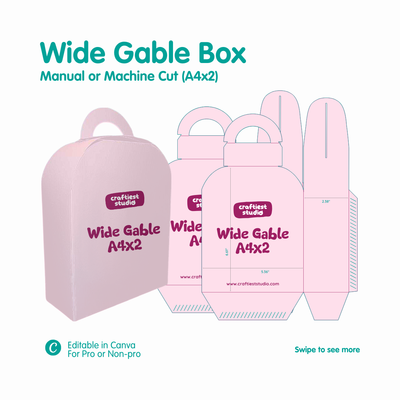 Wide Gable Box A4x2