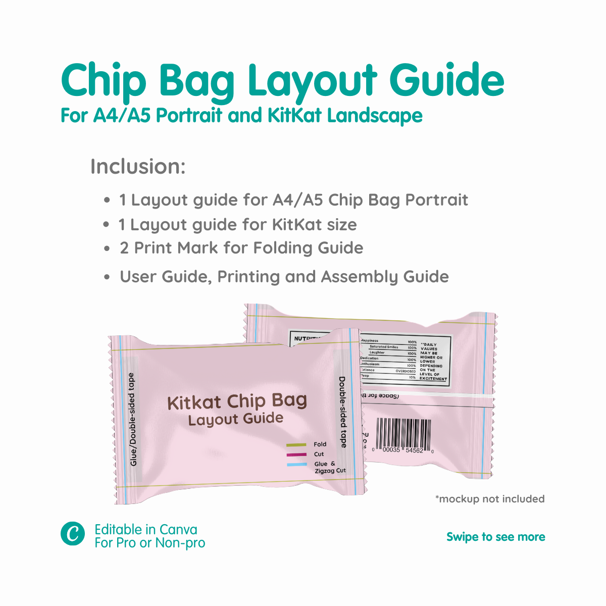 Chip Bag Layout Guide