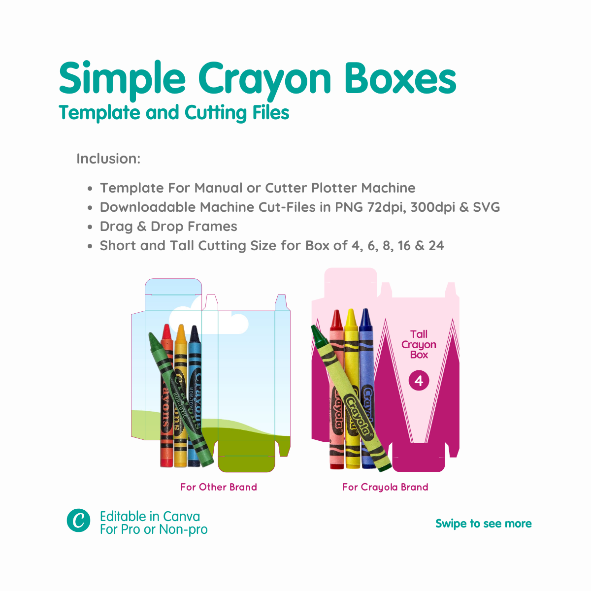 Simple Crayon Box Template