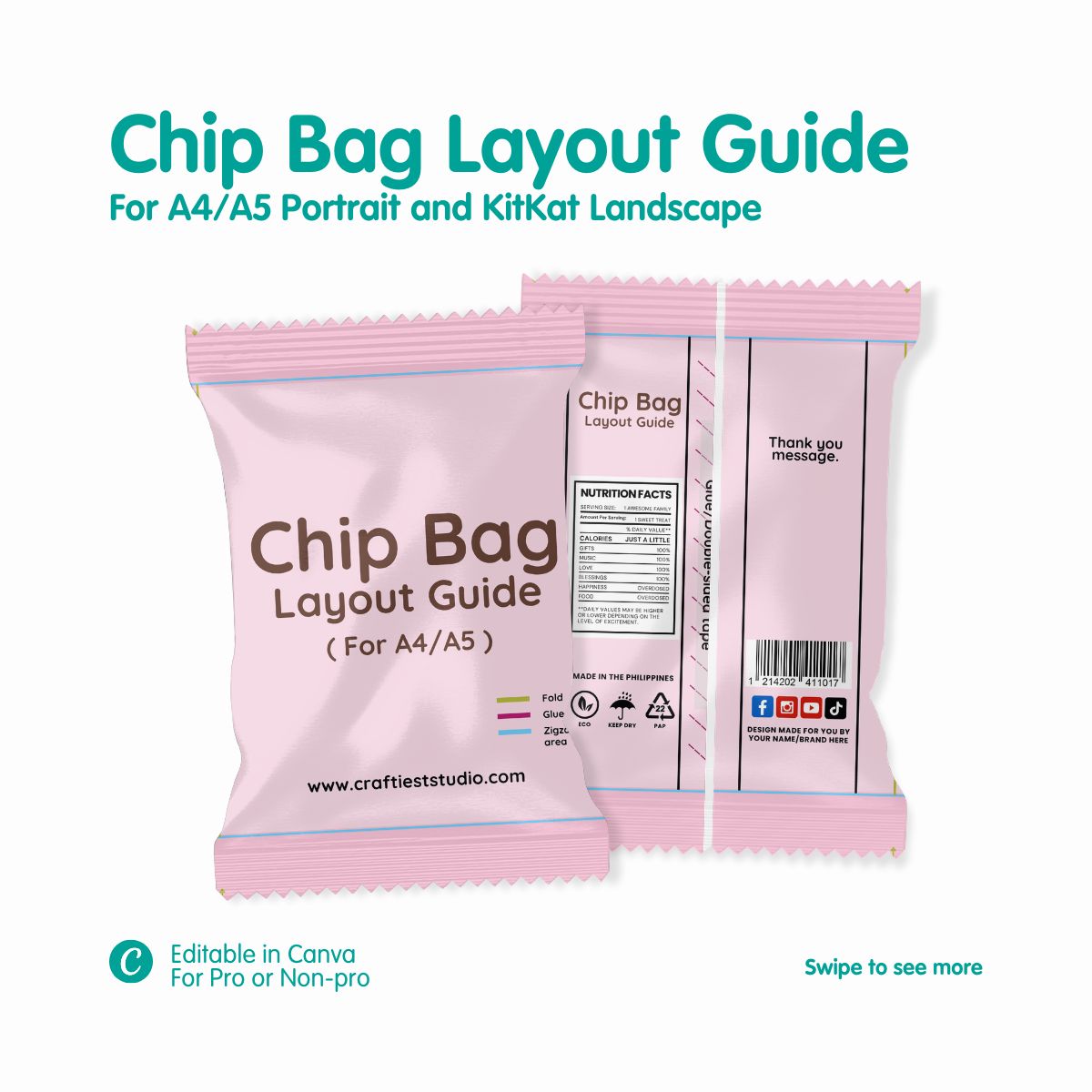 Chip Bag Layout Guide