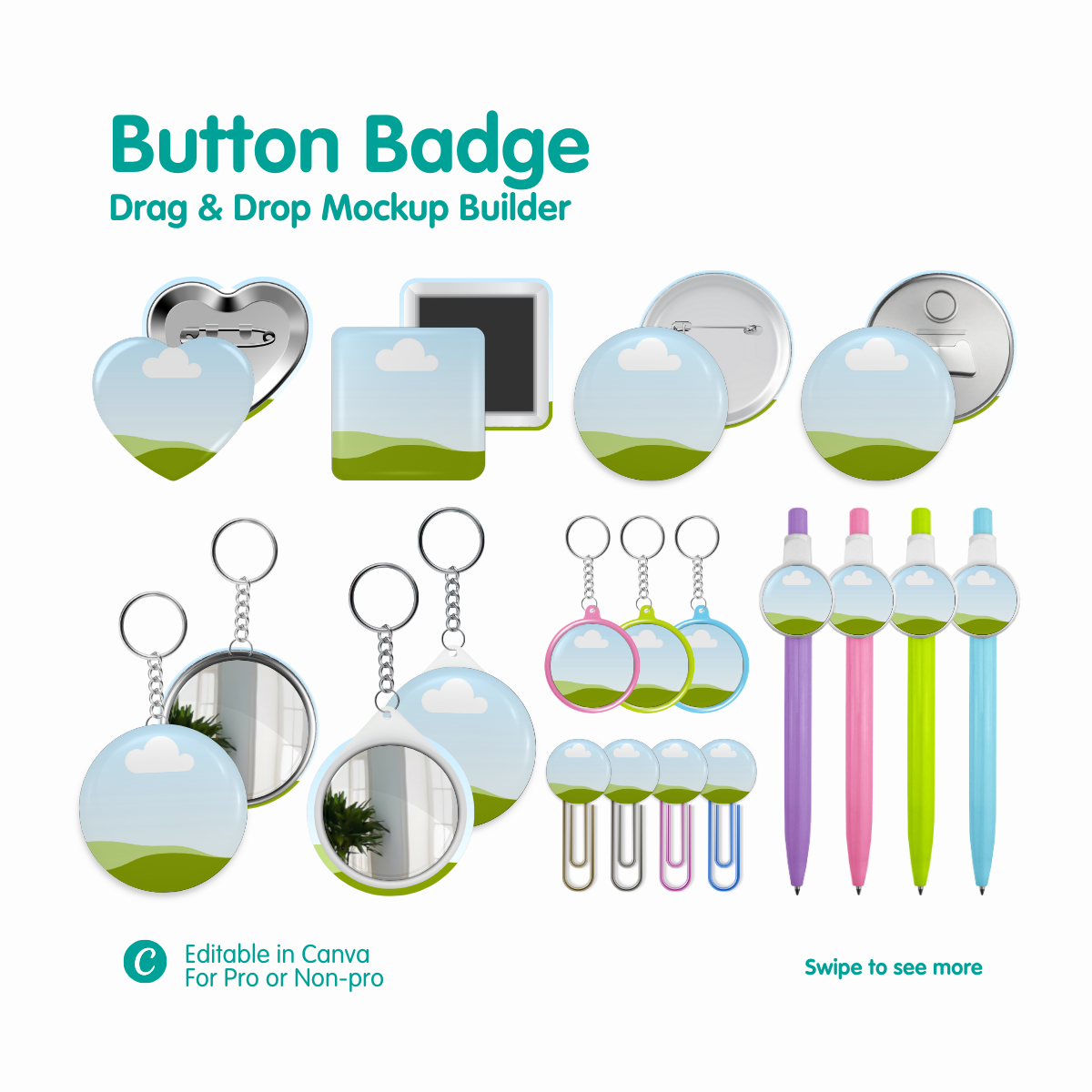 Button Badge Mockup Builder