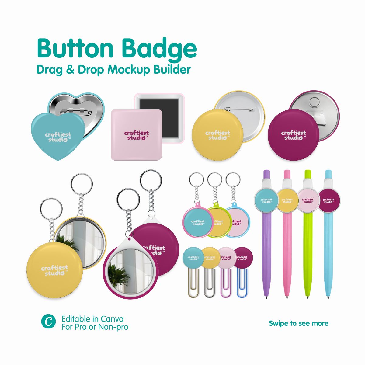 Button Badge Mockup Builder