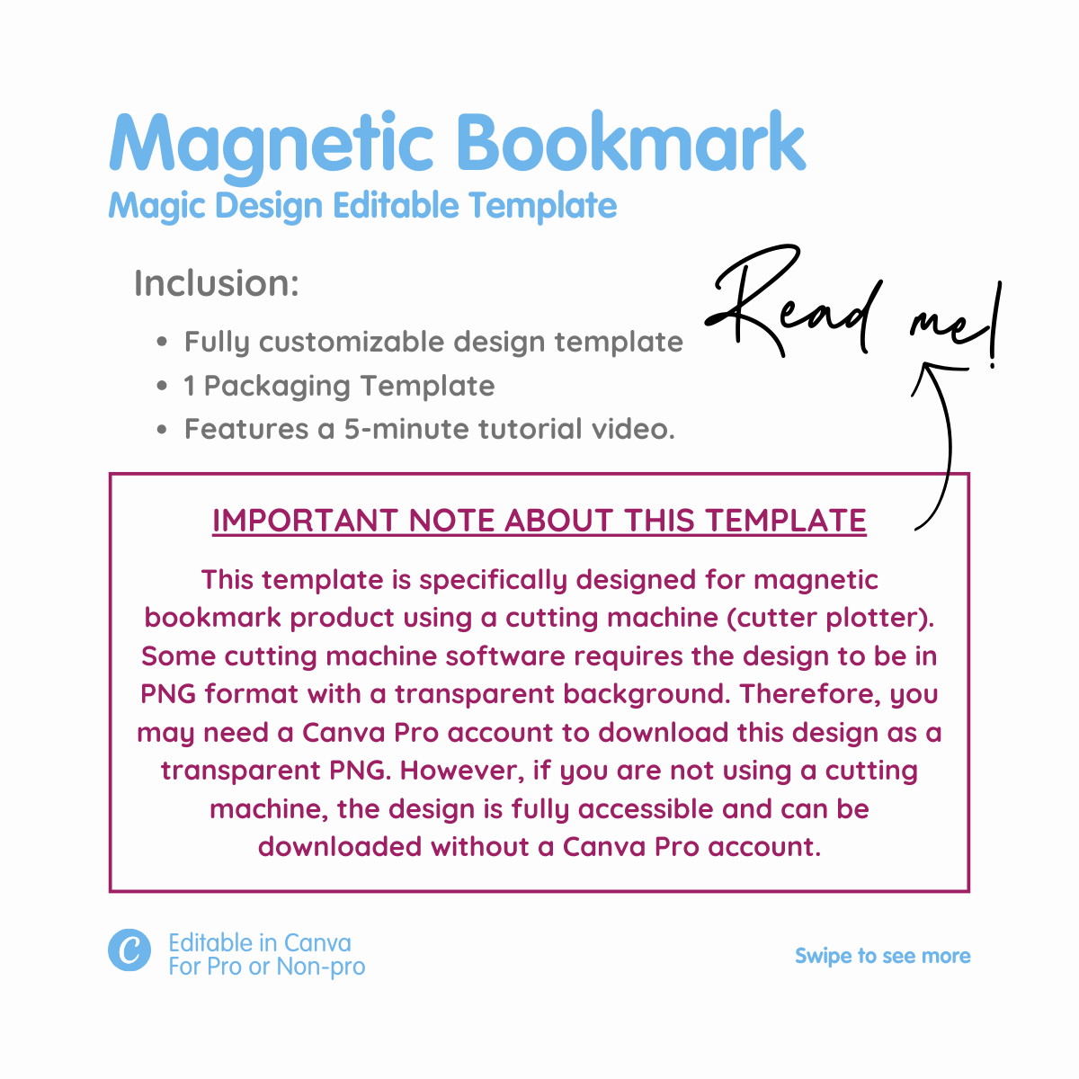 Magic Design Magnetic Bookmark