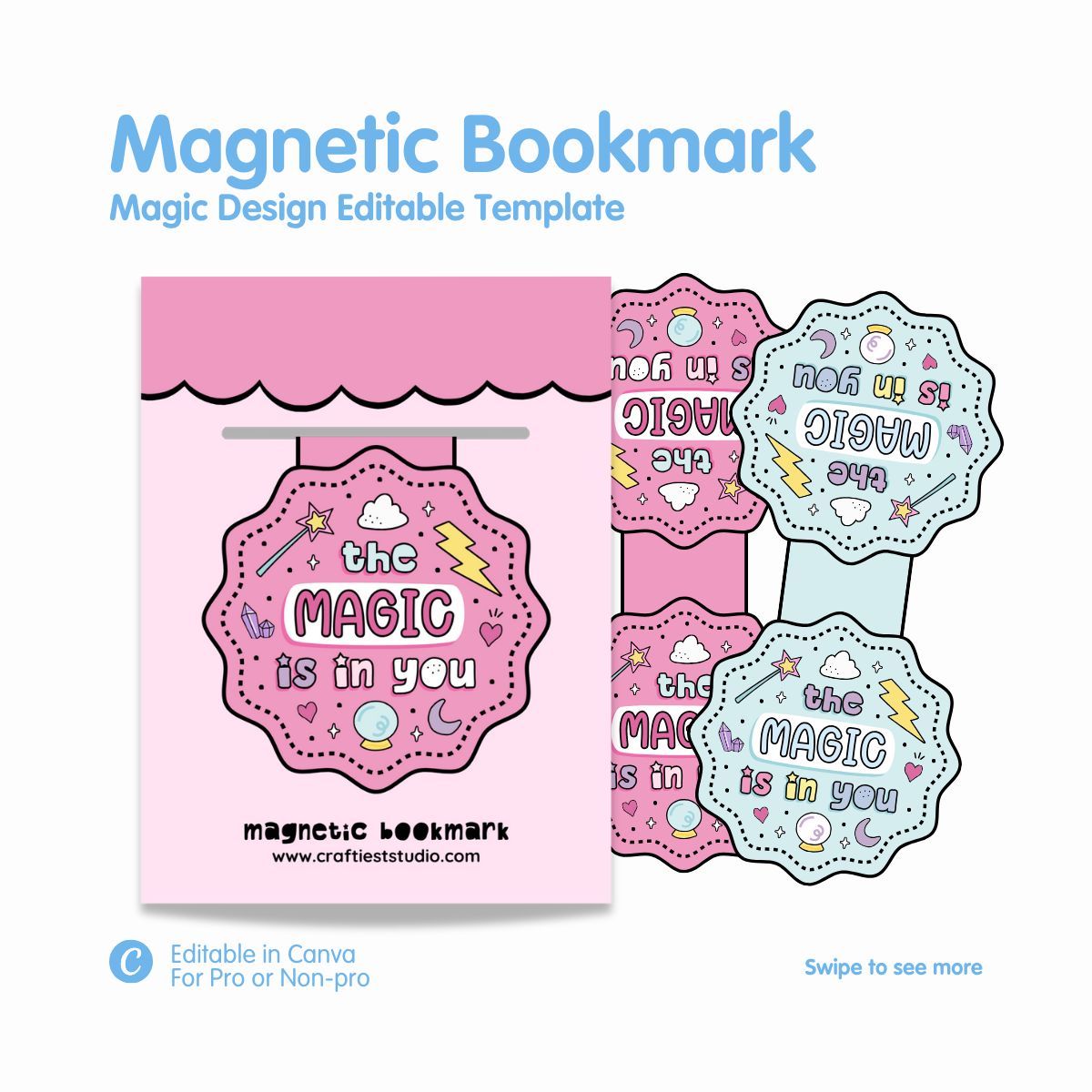 Magic Design Magnetic Bookmark