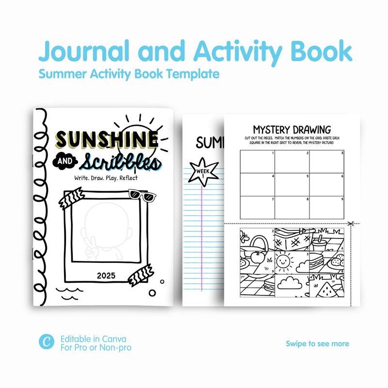 Summer Journal and Activity Book For Kids Summer Journal and Activity Book For Kids