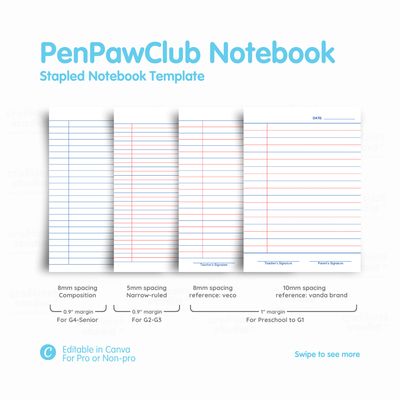 PenPawClub Stapled Notebook
