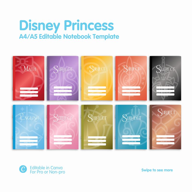 Disney Princess Notebook